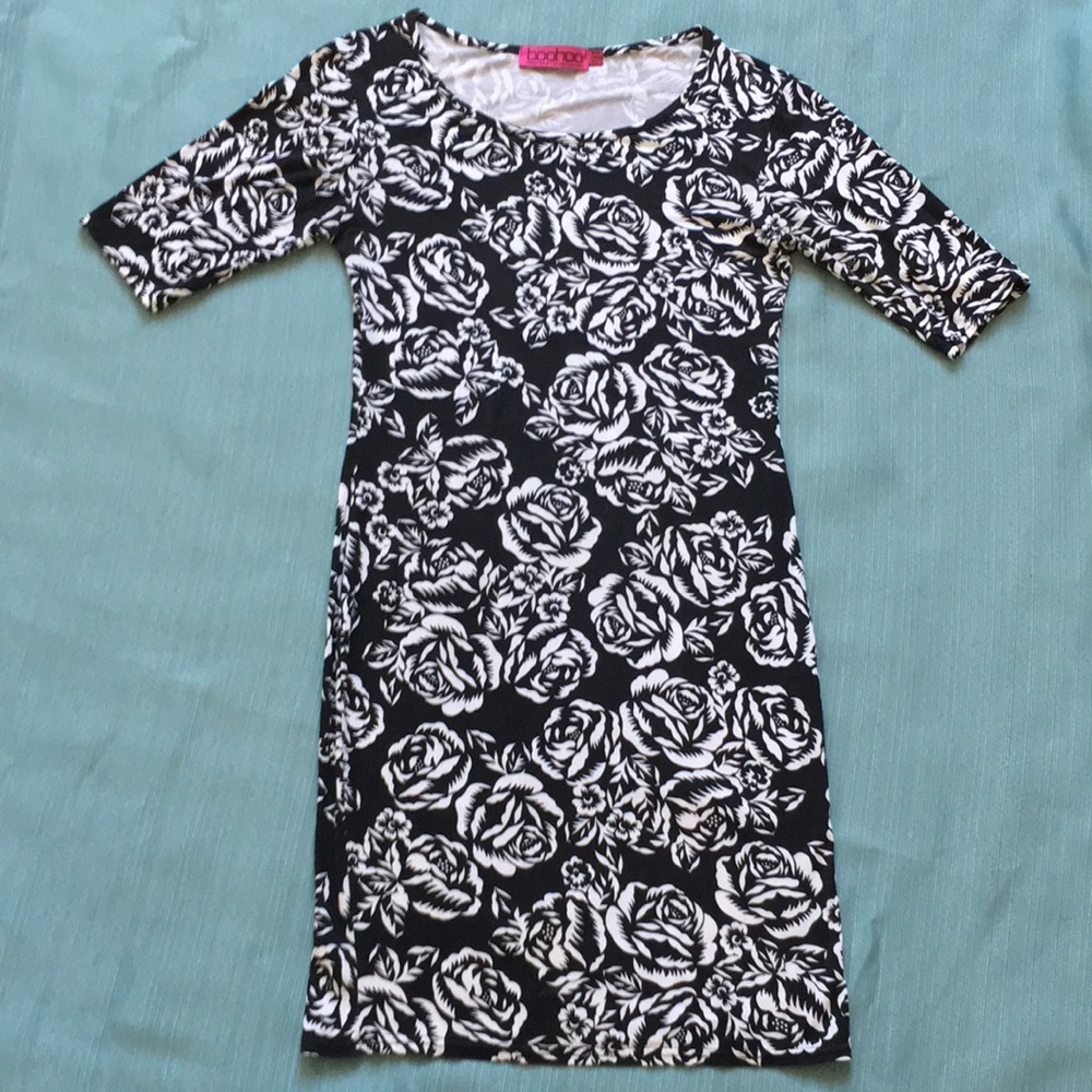 Black and white dress